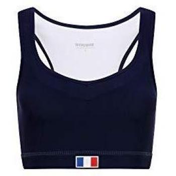 Le Coq Sportif Ffr Training Bra W Dress Blues Sujetador Deportivo, Mujer, L