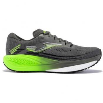Joma Zapatillas Running Titanium 2412 Gris con Verde, Serie Titanium, Hombre, Talla 41 EU