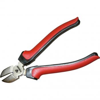 Alicate de corte diagonal con mango bimaterial de 160 mm.