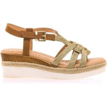 Sandalias de cuña mujer ELIF oro Mustang