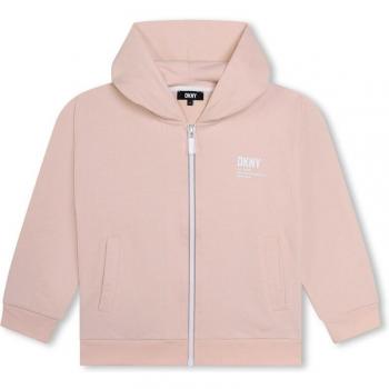 Sudadera con cremallera y capucha DKNY D60028, logo trasero