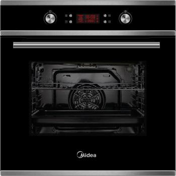 Midea MB20CO6065PPATJ Horno Pirolítico Multifunción 65L Negro/Acero Inoxidable