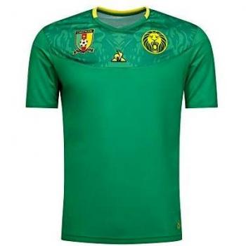 Le Coq Sportif Cameroun Maillot Pro WC SS M Camiseta, Hombre, Vert forez, L