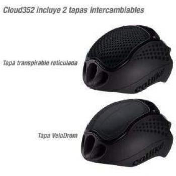 Catlike Cloud 352 Casco de Ciclismo, Unisex, Negro, SM