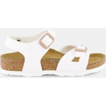 Sandalias abiertas de niña Birkenstock Rio en cuero sintético