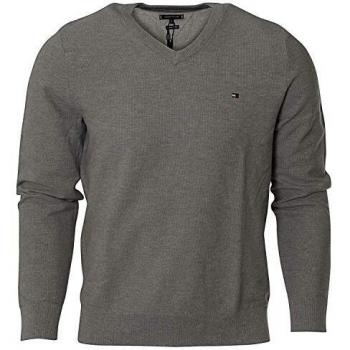 Tommy Hilfiger Suéter Fine Structured - MW0MW09532 | Fine Structured V-Neck - L