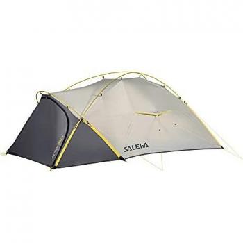 Salewa Litetrek Pro III Tienda de Doble Pared para 3 Personas, Adultos Unisex, Gris Claro/Mango, Talla Única