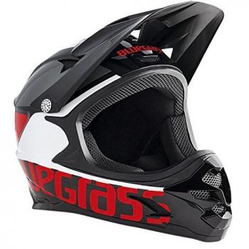 Shimano Blueg Intox Casco Integral, Unisex Adulto, Negro/Cyan