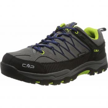 Zapatillas de senderismo CMP Rigel Low WP para niños, color gris, talla 40