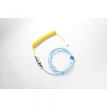 Ducky Premicord Algodón de Azúcar Cable para Teclado 1.8m USB Tipo C - Tipo A Amarillo/Azul