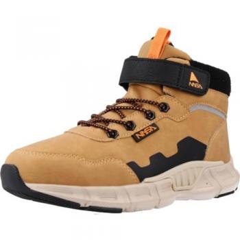 Botas de Niño NASA N10580 PEACH Amarillo - Cómodas y Resistentes, Zapatillas de Marcha para Niño PABLOSKY Marrones Talla 34, Deportivos para Niño Pablosky NASA Marr