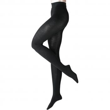 Falke Women's Soft Merino Wool Tights in Anthracite Gray, Size 44-46