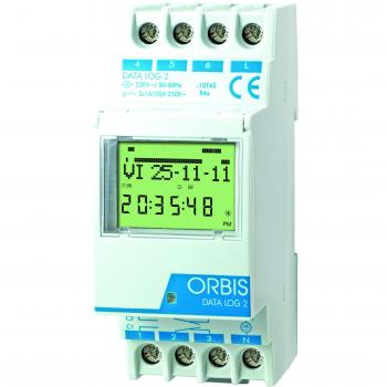 Interruptor horario digital Orbis OB174012 DATA LOG 1 circuito 16A 230V