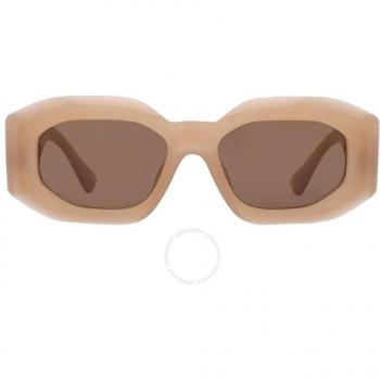 Versace VE4425U 546773 Men's Sunglasses Brown Size 54