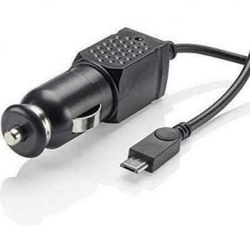 Slabo Cable de Carga de Coche Micro USB - 1A - para DELL Venue 8 Pro/Venue 10 Pro Cable Cargador para el Coche Camión - Negro
