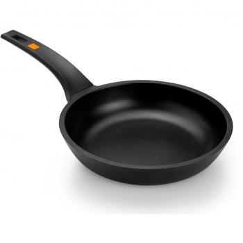 BRA Sartén para saltear, Aluminio, Negro, 30 cm