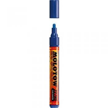 Marcador Permanente Molotow One4All 227 HS Recargable Punta 4mm Azul Verdadero