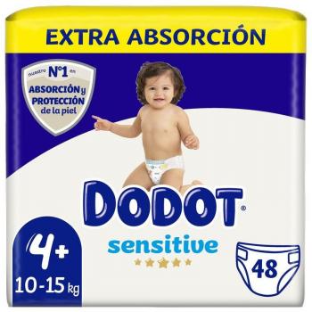 Dodot Sensitive Talla 4+ (10 a 15 kg) - 52 o 104 Pañales