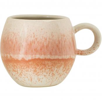 Set de 6 Tazas Paula Naranja - Cerámica Escandinava, Duraderas y Apta para Lavavajillas
