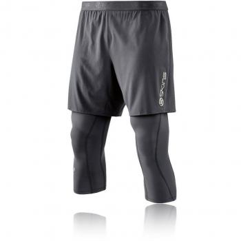 Skins DNAmic Superpose Compresión 3/4 Mallas - SS18 - XL