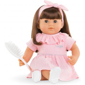 Muñeca grande Corolle Julie con cabello, 36 cm y aroma a vainilla - A partir de 3 años