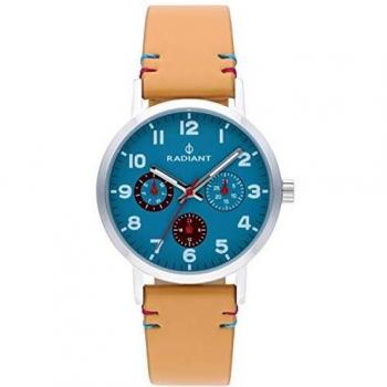 Radiant Funtime Reloj para Niño Analógico de Cuarzo con Brazalete de Piel de Vaca RA448711