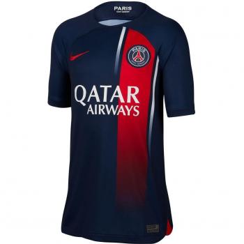 Camiseta de Fútbol para Niños 1ª Equipación Paris Saint Germain 2023-2024 Stadium Nike, Color Blanco, Talla 16