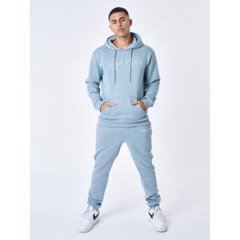 Project X Paris Signature Unisex Hooded Tracksuit in Grey Blue, Size M