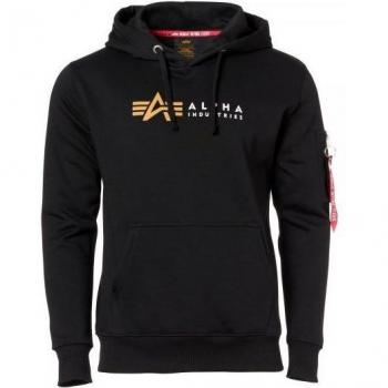 Sudadera Alpha Industries con Capucha Negra
