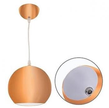 Lámpara Colgante Guido 1xE27 Ajustable Cobre Ø19 cm