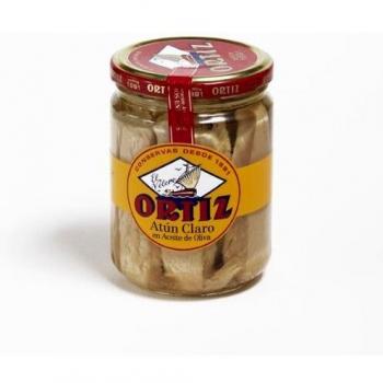 Atún Claro en Aceite de Oliva 400g Ortiz - Lote de 2 tarros