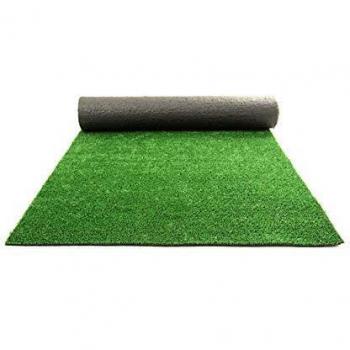 Wurko Cesped Artificial moqueta 8mm 5x1, Verde