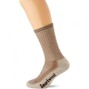 Smartwool - Calcetines de senderismo de rendimiento medio, Unisex adulto, color marrón, tamaño Small
