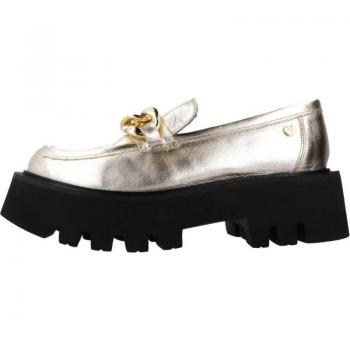 Mocasines de Mujer Marca Yellow Modelo Carmen, Color Oro