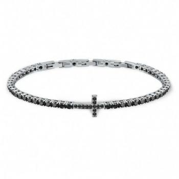Pulsera de mujer Morellato SATT07, acero inoxidable, diseño elegante y moderno, cristal de Swarovski, resistente al agua, cierre de seguridad