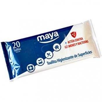 Maya Pack 20 uds Toallitas Higienizantes de superfícies DDX