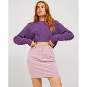 Jack & Jones - Jersey cropped de manga larga de mujer