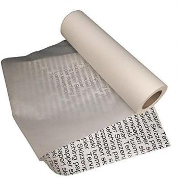 Tervakoski - Rollo de papel de dibujo - Translúcido ideal para trazar y dibujar - 25gsm 100m - 45cm x 100m