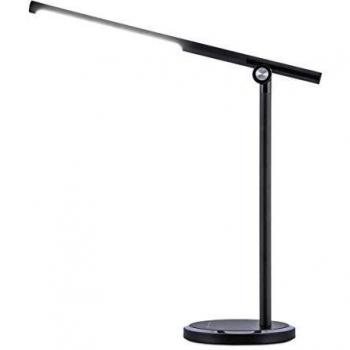 Flexo tactil con USB BUROS negro, con led 12W 3000-6000K