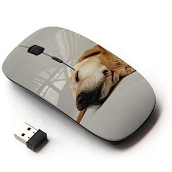 KOOLmouse [ Ratón óptico 2.4G inalámbrico ] [ Labrador Retriever Pet Dog Golden ]