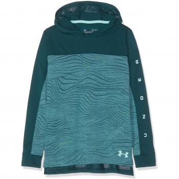 Under Armour Relay Hoody Parte Superior del Calentamiento, Niños, Azul