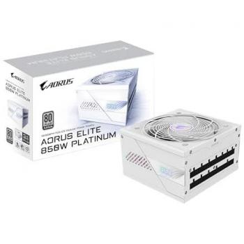GIGABYTE AORUS Elite P850W ICE 850W Fully Modular Power Supply - PCIe 5.0, 80 PLUS Platinum, ATX 3.0 Compatible