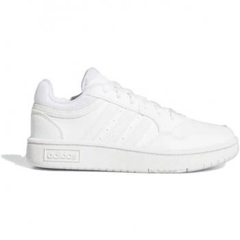 Adidas Kids Hoops 3.0 Shoes, Size: 35.1/3 (UK Size 3), Colour: White
