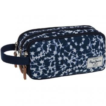 Pepe Jeans Mary Linda Neceser de Viaje, 1.98 Litros, Color Azul