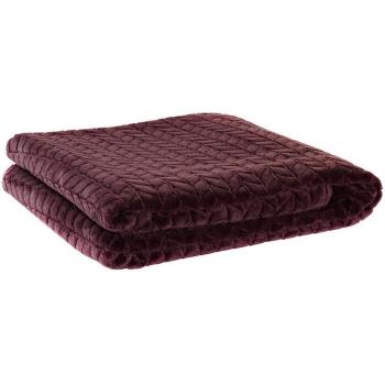 Manta de Poliéster Suave y Cálida 130x170 cm, Diseño Elegante Malva - 250 gr