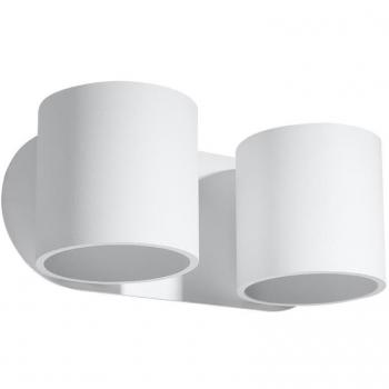 Aplique de Pared Orbis 2 Blanco G9 Aluminio Iluminación Interior LED 10cm