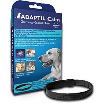 ADAPTIL Calm - Antiestrés para perros - Miedos, Ruidos Fuertes, Aprendizaje, Adopción - Collar M/L para Perros Medianos y Grandes