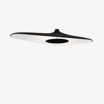 Plafoniera LED Soleil Noir, negro