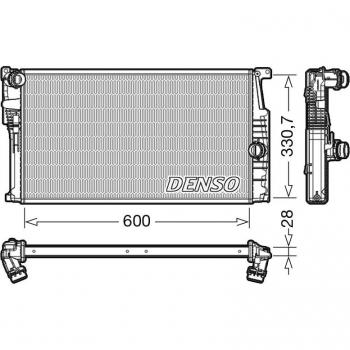 Radiador DENSO DRM05015 para Refrigeración de Motor