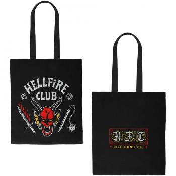 Bolso Tote de Tela Stranger Things Hellfire Club 42 x 38 cm
